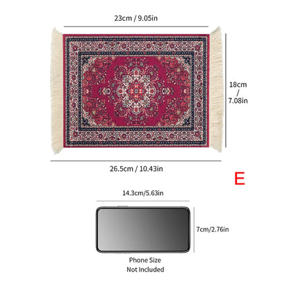 1pc Coffee Mat, Bohemian Style Coffee Pad Cup Mat, Multi-purpose Anti-slip Placemat, Coaster Coffee Accessories