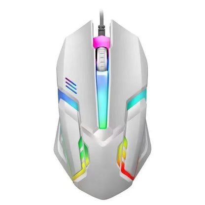 Nexusclick RGB Light USB Wired Mouse,Gaming Mouse Cableado Office Optical Mouse PC Accessories For Gaming For Desktop Laptop