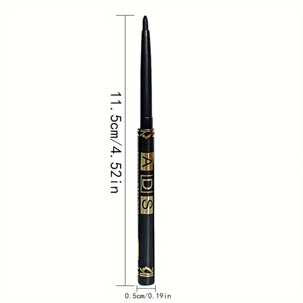 3PCS/9PCS Long-Lasting Waterproof Black Eyeliner Pencil -Smudge-Proof Sweat-Resistant for Bold Eye Makeup, Ideal Gift