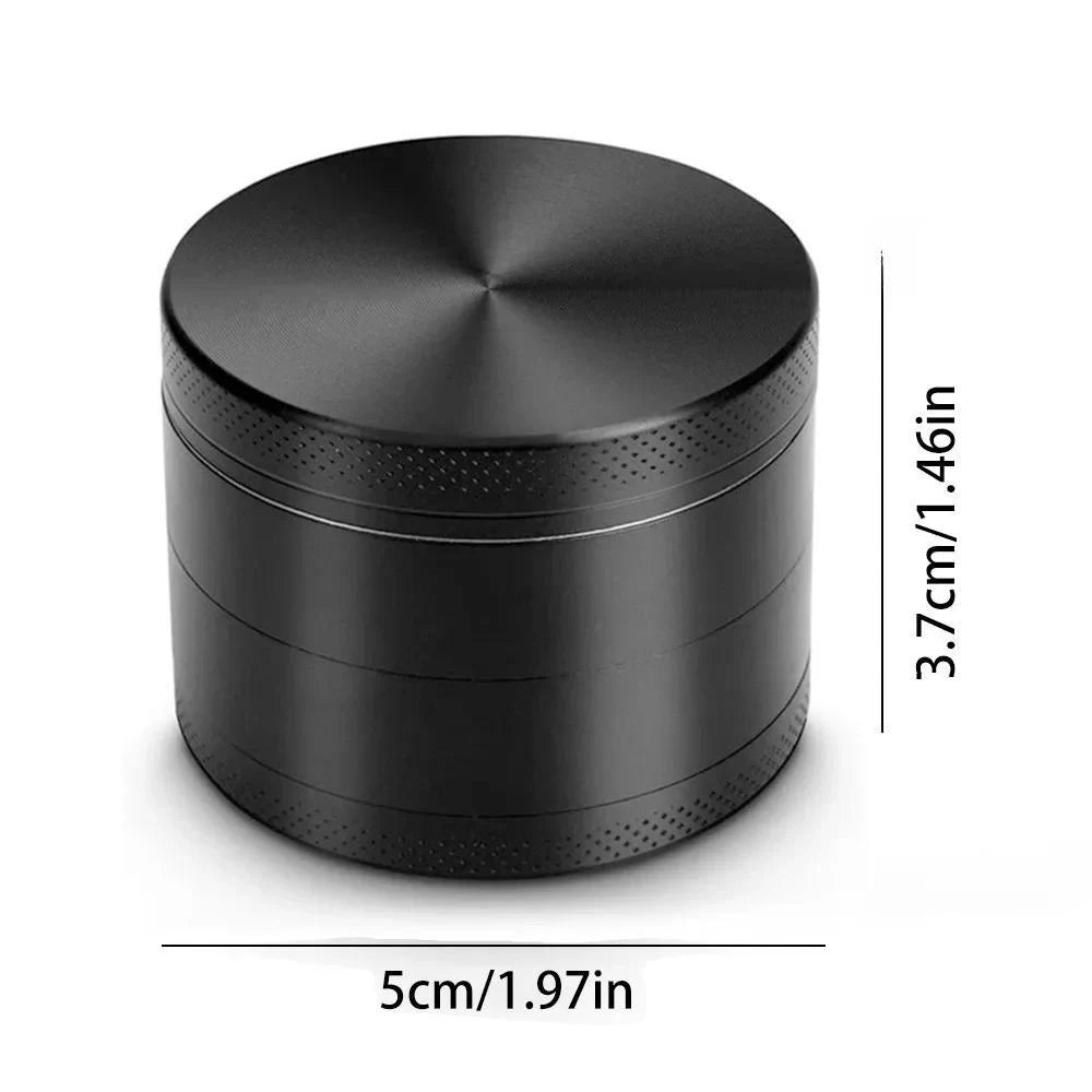 Spice Grinder 4 Piece Grinder Includes Stainless Steel Screen,Pollen Scraper Grass Tobacco Grinder Smoking Cigarette Accessories