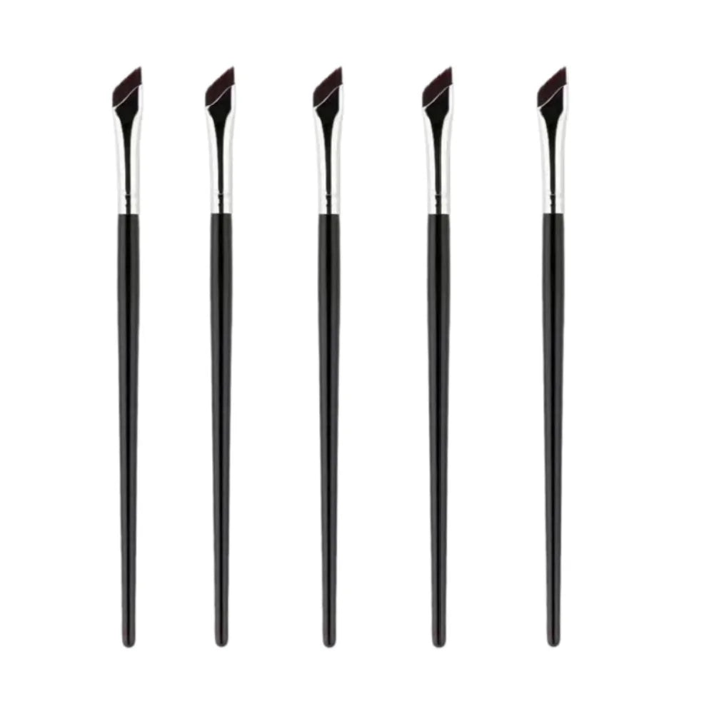 1/2/5Pcs Ultra Thin Fine Angle Flat Eyebrow Brush Eyeliner Brush Upgrade Blade Under The Eyes Place Precise Detail Eyebrow Brush