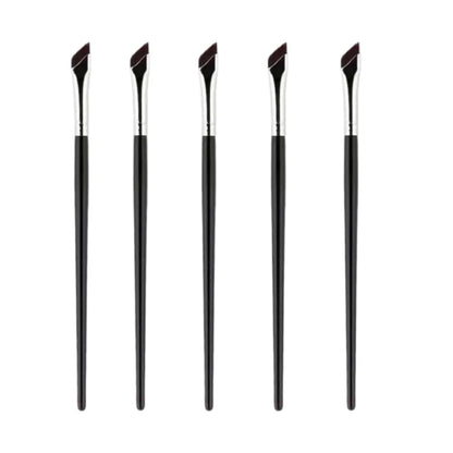 1/2/5Pcs Ultra Thin Fine Angle Flat Eyebrow Brush Eyeliner Brush Upgrade Blade Under The Eyes Place Precise Detail Eyebrow Brush
