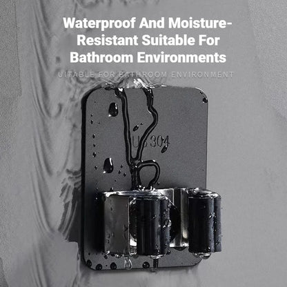 Adhesive Wall‑Hanging Multi‑Purpose Hooks Kitchen Bathroom Home Organizer Accessories Mop Rack Broom Hanger Hook