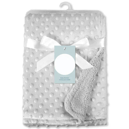 Baby Blanket Newborn Soft Fleece Baby Boy Blanket Solid Baby Girl Bedding Massage Baby Accessories