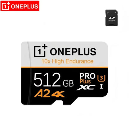 OnePlus 256GB 512GB SD Memory Card Class10 High Speed Flash Card 1TB 2TB Large Capacity Mini SD/TF Card For Phone Camera PC Game