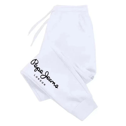 Stylish Men's High-Quality Sports Pants, Fashionable Casual Printed Running Pants, Suitable for Spring and Autumn Jogging