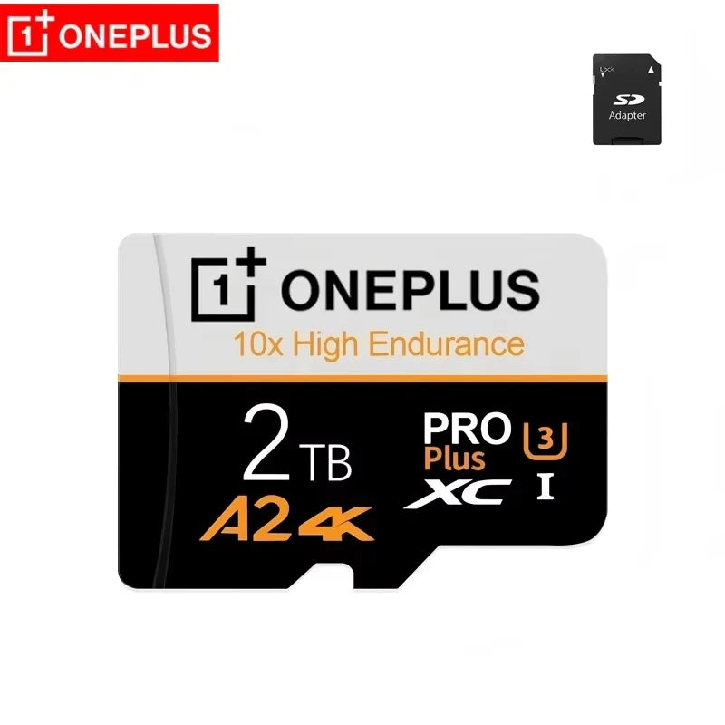 OnePlus 256GB 512GB SD Memory Card Class10 High Speed Flash Card 1TB 2TB Large Capacity Mini SD/TF Card For Phone Camera PC Game