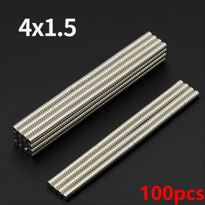 Powerful Neodymium Magnet N35 NdfeB Permanent Magnetic imanes Round Super Strong Fridge Magnets DIY 6x1 6x2 5x1 5x3 4x1.5 4x2