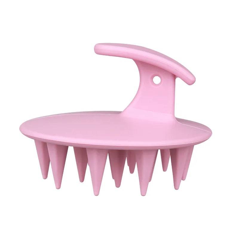 Silicone Shampoo Brush Head Scalp Massage Comb Hair Root Itching Clean The Scalp Thoroughly Body Massage Brush Bath Brush