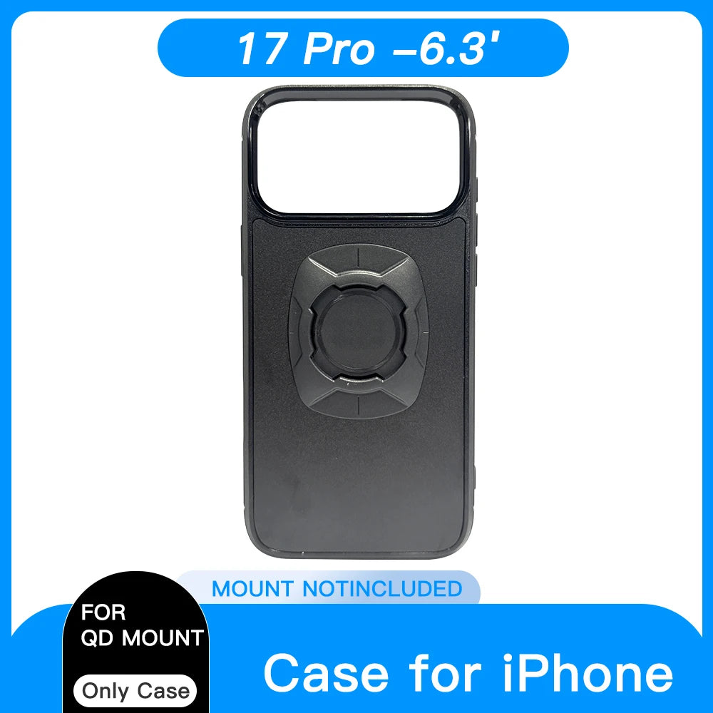 Twsit Lock Phone Case Holder MotorCycle Bicycle iPhone case Quick Lock Fit for Quad System Phone Mount/Holder 14 15 16 Pro Max