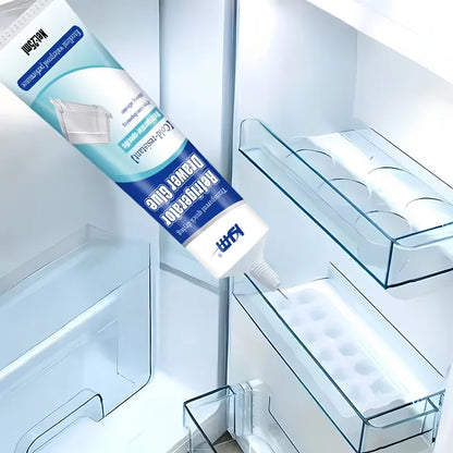 Refrigerator Repair Glue 25ML Cold Resistant Waterproof Adhesive for Fridge Drawer Door Seal Quick Drying for Plastic Glass