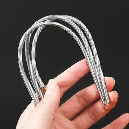 Bendable Spring Drawstring Threader Clip Pants Hoodies Elastic Band Lace Cord Flexible Drawstring Thread DIY Sewing Accessories
