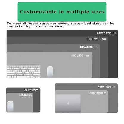 CIFBUY Large Gaming Mouse Pad Black White Strata Abstract Design Non-Slip Office Desk Mat Lock Stitched Edge for Computer Keyboa