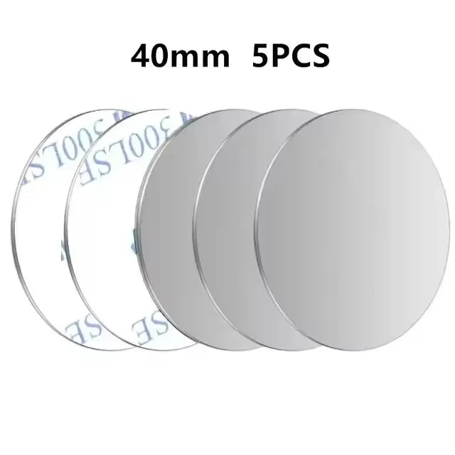 5/10PCS Magnetic Metal Plate Disk Car Phone Holder Stickers Magnetic Patch Sticker for Tablet Mobile Phone Car Stand Mount