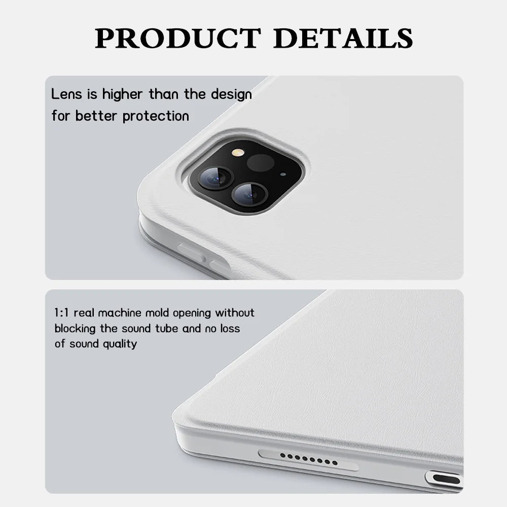 Case For iPad Pro 11 12 9 Inch 2020 2022 2024 Cover For iPad 9th 10th 7th 8th Air 4 5 10.2 10.9 Cover iPad Mini 6 7 Tablet Cases