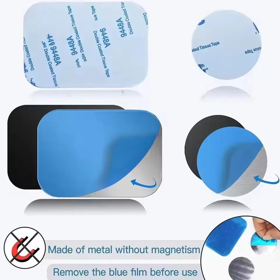 5/10PCS Magnetic Metal Plate Disk Car Phone Holder Stickers Magnetic Patch Sticker for Tablet Mobile Phone Car Stand Mount