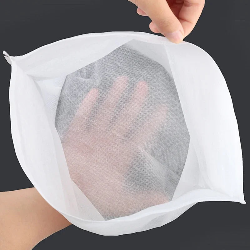 20/30/50Pcs Shoe Dust Covers Set Drawstring Clear Portable Shoe Storage for Sundries Dustproof Shoe Cover Bags Drying Shoes Prot