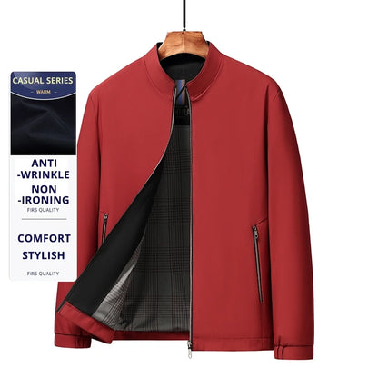 Top Quality New Men's Stand Collar Jacket Lightweight Windbreaker Outdoor Jacket Coats Soft Shell Autumn Casual Outerwear 2026