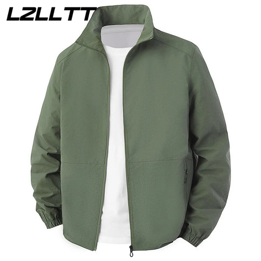 Spring Men Waterproof Jackets Mens Windproof Casual Jackets Coats Autumn Mens Fashion Outdoor Jackets Windbreaker Male LZLLTT