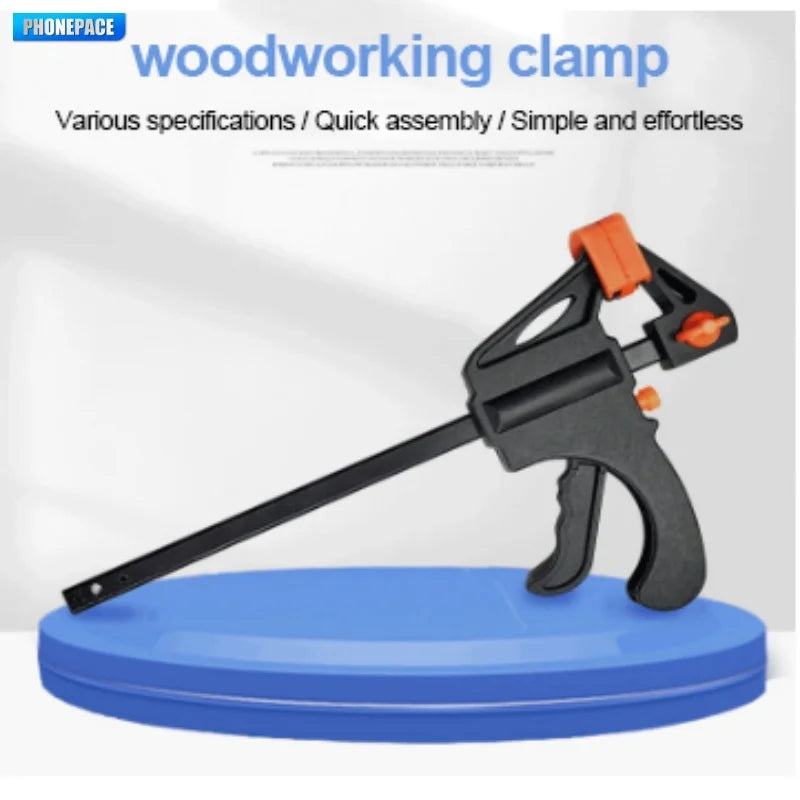 Premium 5/2Pcs 4 Inch Ratchet Release Clips Heavy Duty Solid Bar Clamp Quick Release Design Durable Woodworking Hand Tools Perfe