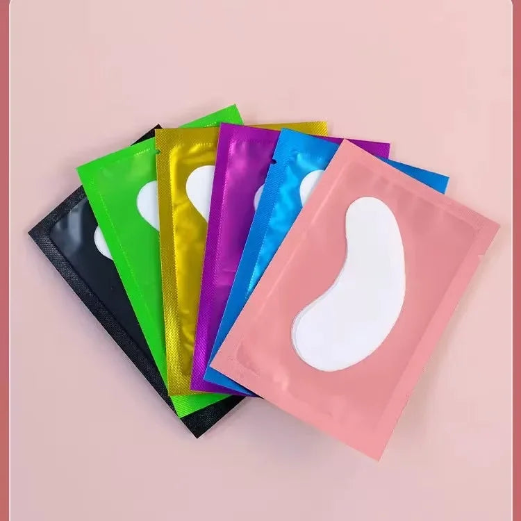 50 Pairs Eye Patches Eyelash Extension Under Eye Pads Makeup Lashes Patch Tip Stickers Pads For Eyelash Extension Supplies
