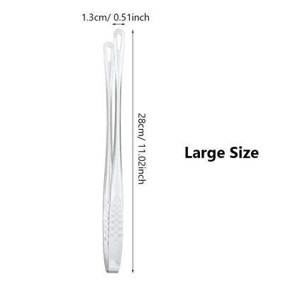 Long Stainless Steel Kitchen Tongs Non-Slip Heat Resistant BBQ Grill Tongs for Steak Seafood Buffet Salad Cooking Tools