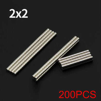 Powerful Neodymium Magnet N35 NdfeB Permanent Magnetic imanes Round Super Strong Fridge Magnets DIY 2/4/5/6/8/10x2/3mm