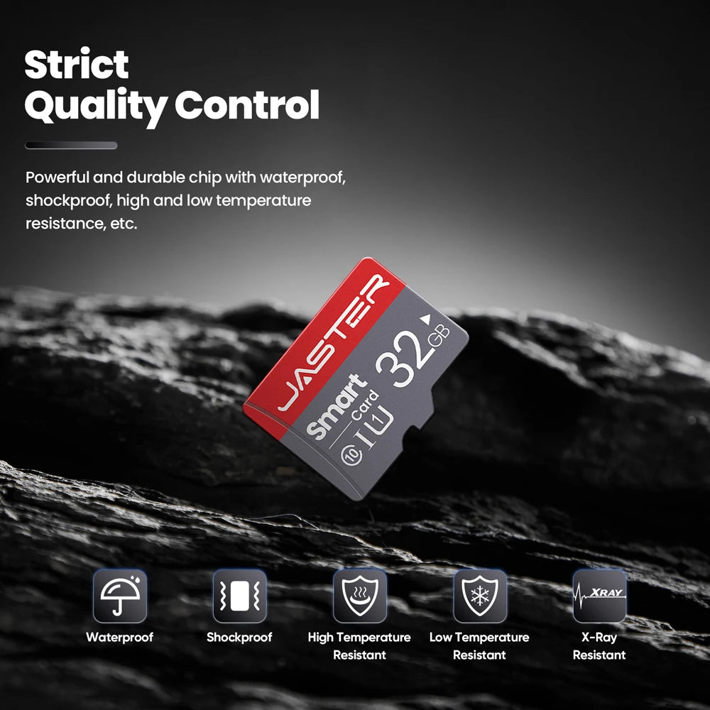 JASTER High Speed Mini SD Memory Card 256GB Class 10 Micro TF Flash USB Pen Drive Card 4GB 8G 16G 32GB 64GB 128GB for Smartphone