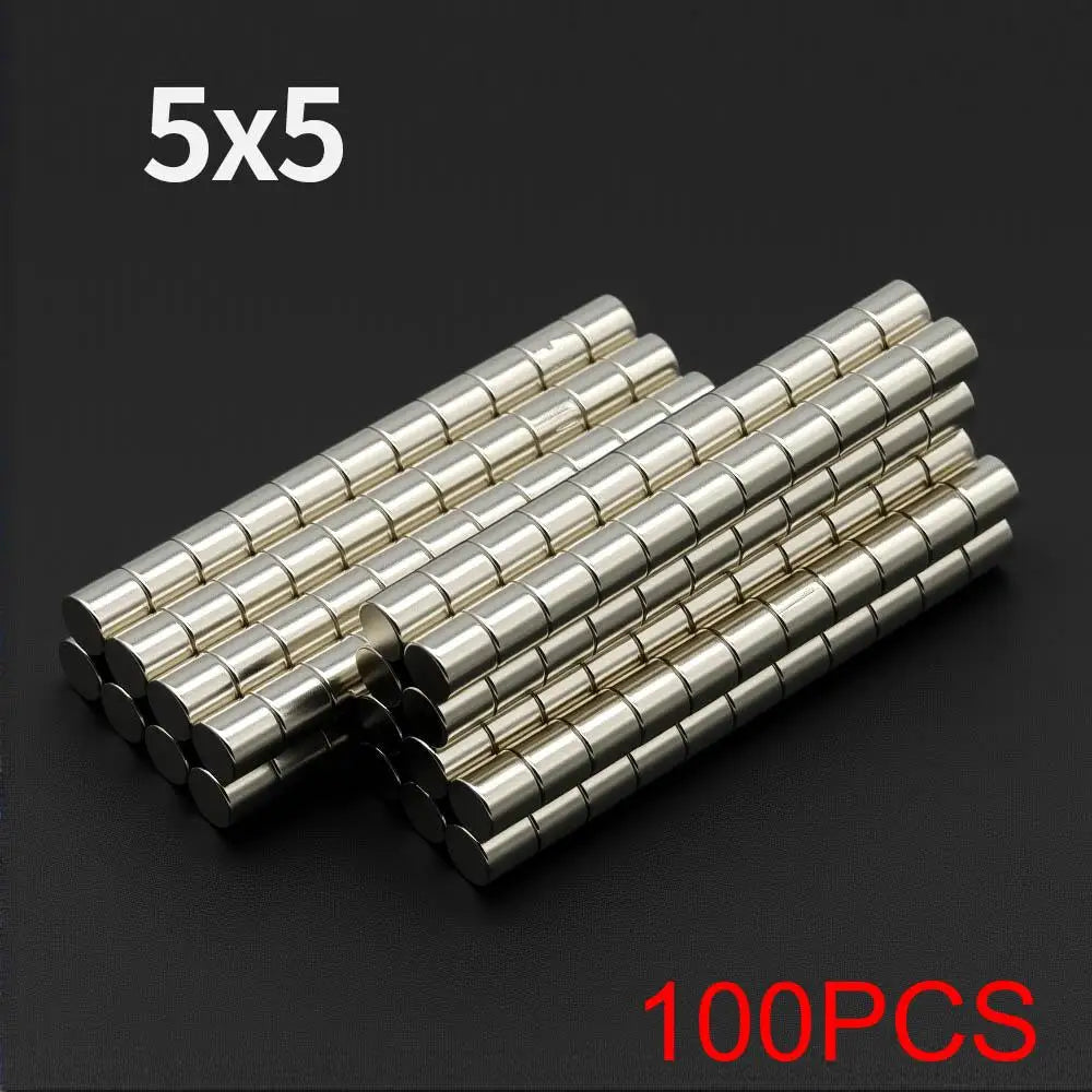 Powerful Neodymium Magnet N35 NdfeB Permanent Magnetic imanes Round Super Strong Fridge Magnets DIY 6x1 6x2 5x1 5x3 4x1.5 4x2