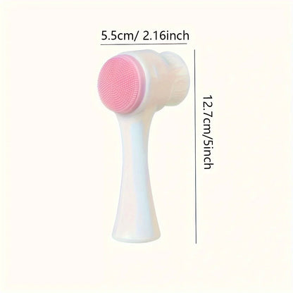 Silicone Pet Paw Cleaner & Massage Brush Dual-Sided Dog Grooming Tool for Healthy Coats and Claws Dog&Cat Foot Cleaner Tools 1pc