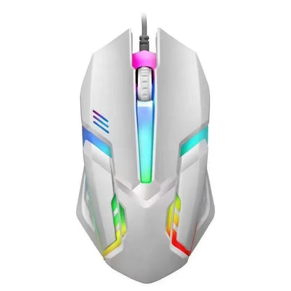 Nexusclick RGB Light USB Wired Mouse,Gaming Mouse Cableado Office Optical Mouse PC Accessories For Gaming For Desktop Laptop