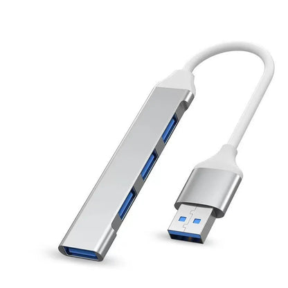 467 USB Dock Multi-Function Wire Divider High Speed Transmission One Drag Four Expanders for Mobile Phone Computer