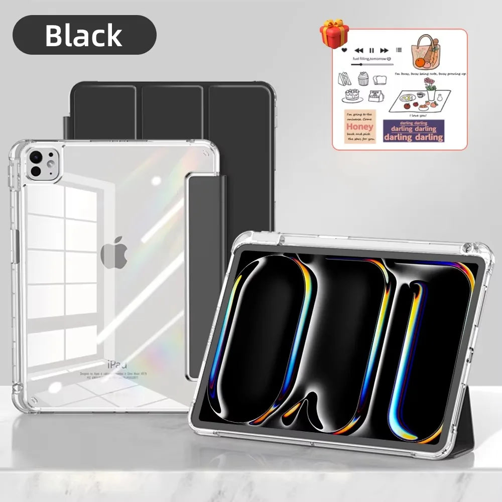 For iPad 10th Generation Case iPad 10.2 7 8 9th Gen Cover For iPad Air 4 5 6 10.9 11 12.9 13 M2 M3 M4 9.7 Mini6 7 11th（A16）Case