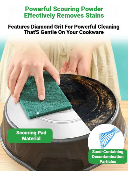Grit Free Scratch Free Multipurpose Reusable Kitchen Scrub Pads For Non Stick Pans Dishes Pots Grease