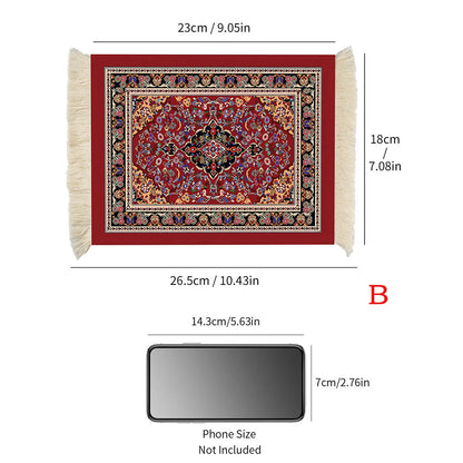 1pc Coffee Mat, Bohemian Style Coffee Pad Cup Mat, Multi-purpose Anti-slip Placemat, Coaster Coffee Accessories