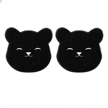 9PCS Pet Hair Remover Bear Shape Laundry Ball Washing Machine Lint Catcher Reusable Clothes Sofa Cat Dog Hair Cleaning Sponge