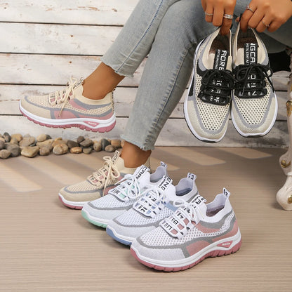 Women's Shoes Autumn 2026 Casual Sneaker New Style Two‑Color Single Shoes Versatile Fashionable Work Shoes Free Shipping