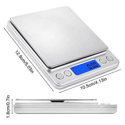 Portable 3000g/0.1g Lcd Digital Kitchen Scale Weighing In Grams And Ounces Used For Kitchen Weighing Jewelry Scale Food Scale