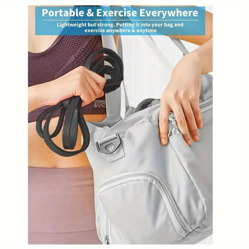 1Pcs Tough Latex Resistance Band Elastic Exercise Strength Pull-Ups Auxiliary Band Fitness Equipment Strengthening Train Tough