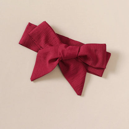 Baby Girl Autumn Dress Ruffled Edges and Bow, Long-Sleeved Dress+Headband for 0-18 Months Cute Baby Girl Holiday Party Costume