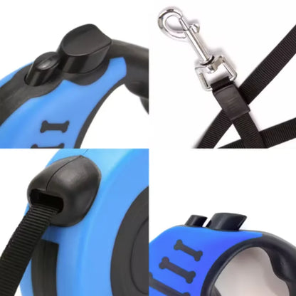 Automatic Retractable Dog Leash for Small Dogs And Cats Durable Nylon Lead with Traction Rope for Outdoor Travel Walking  Hiking