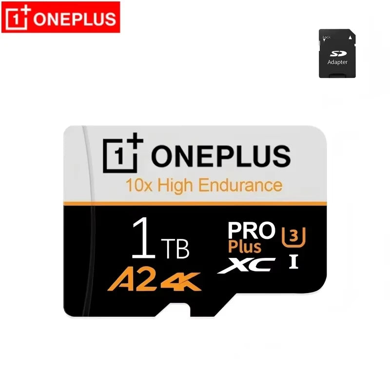 OnePlus 256GB 512GB SD Memory Card Class10 High Speed Flash Card 1TB 2TB Large Capacity Mini SD/TF Card For Phone Camera PC Game