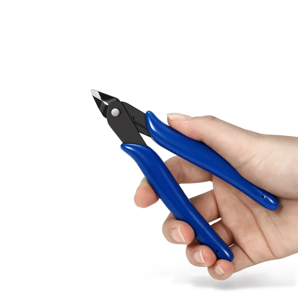 Carbon Steel Diagonal Pliers Heavy Duty Wire Cable Cutters Precision Wire Snips for Electronics Soft Copper Jewelry Making