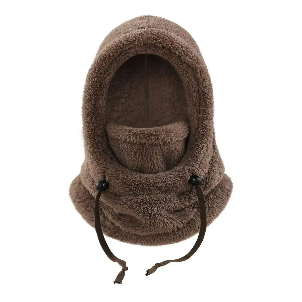 Integrated cold-proof hat and scarf, winter cold-proof ear-protecting and windproof face mask for boys and girls aged 3 to 10