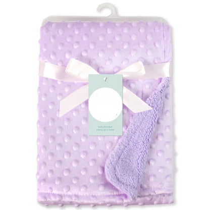 Baby Blanket Newborn Soft Fleece Baby Boy Blanket Solid Baby Girl Bedding Massage Baby Accessories
