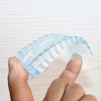 Reusable Silicone Door Stopper Non-Slip Wedge Child Safety Prevents Slamming And Pinching for Home And Office.