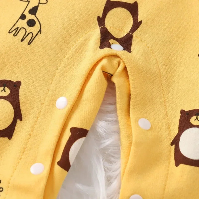 Baby Boys Girls Long Sleeve Romper Cotton Spring Autumn Crawling Jumpsuit Sleepwear All Seasons Onesie