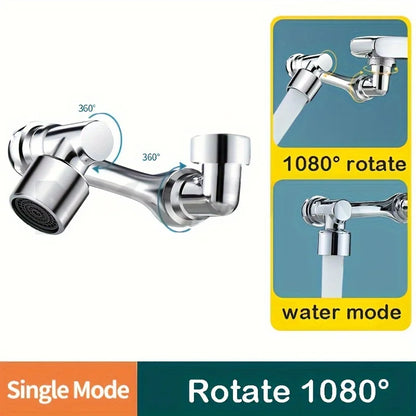 Faucet Extender Robotic Arm 1080° Rotating Universal Faucet Head Swivel Faucet For Kitchen Bathroom Sink
