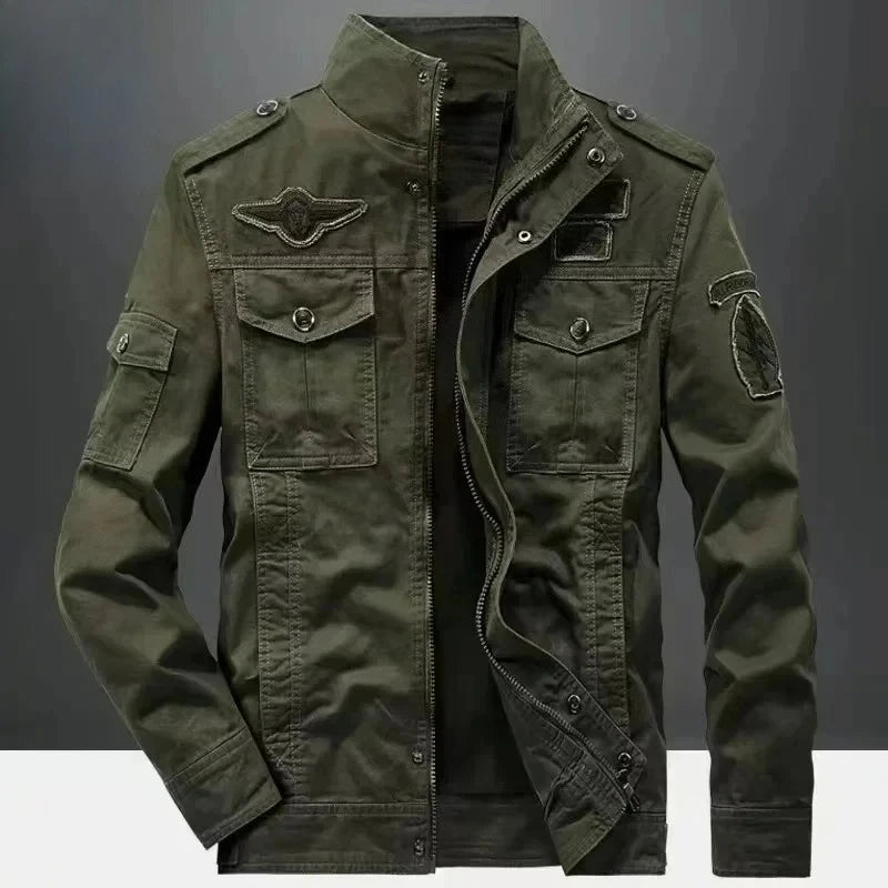 New Casual Climbing Pilots Jacket Men Plus Size 6XL Jaqueta Masculina Working Clothes Spring Autumn Cargo Mens Jackets Coat