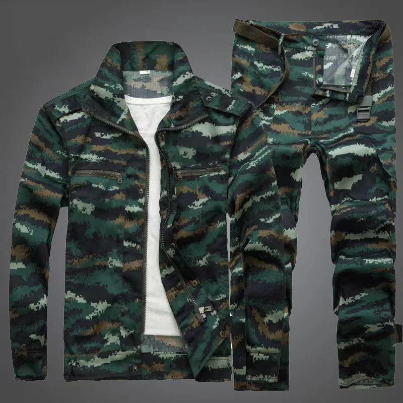 New Product Ruins Camouflage Overalls Suit Male Spring And Autumn Wear-resistant Dirt-resistant Tear-resistant Construction Site